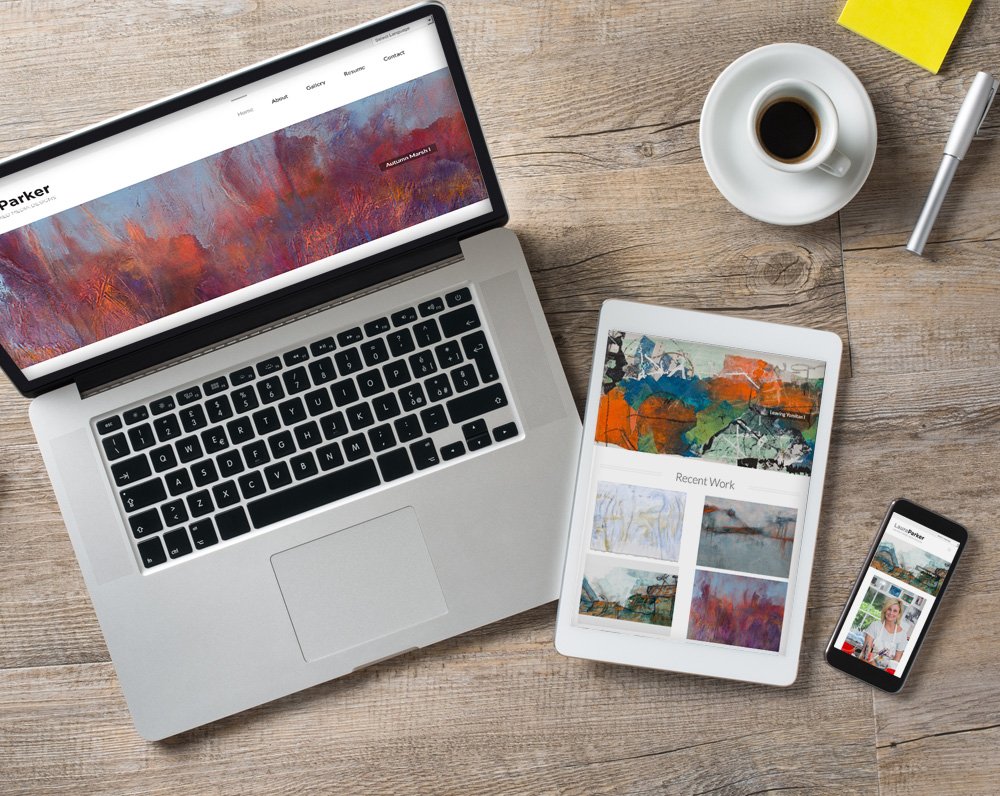 Responsive Website Design Laura Parker Arts